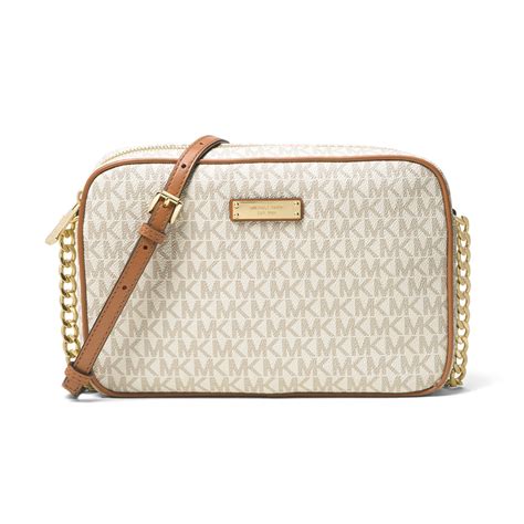 michael kors jet set east west crossbody bag|Michael Kors jet set vanilla.